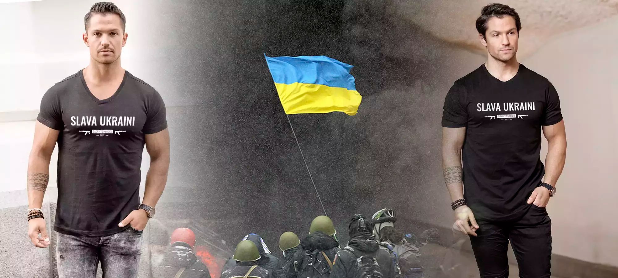 Tricouri Slava Ucraina pentru bărbați